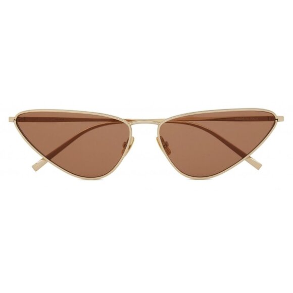 NEW SAINT LAURENT SL487 003 BROWN WOMEN SUNGLASSES SAINT LAURENT SL487 003 - Picture 1 of 3